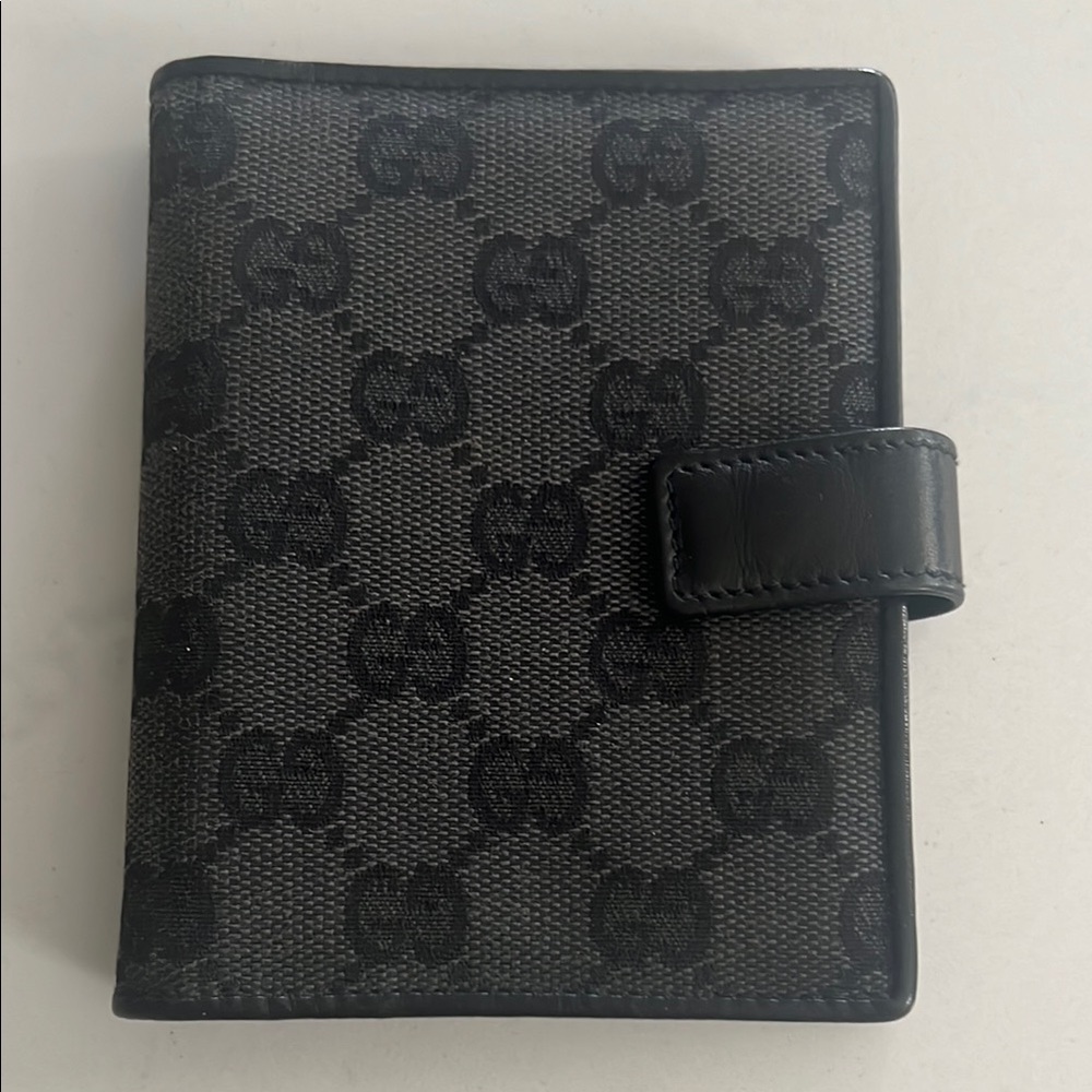 Gucci Black Monogram Wallet